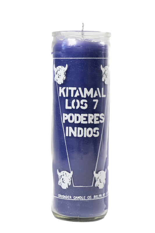 Go Away Evil Lavender Scented 7 Day Prayer Candle