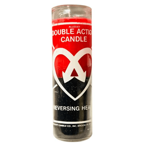 Double Action Reversing Hearts 7 Day Prayer Candle